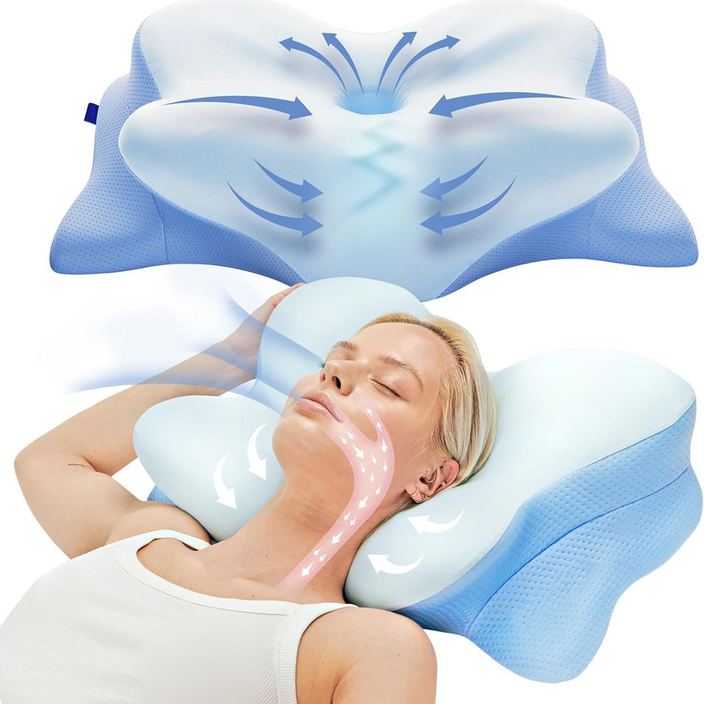 Memory Foam Cervical Support Pillow