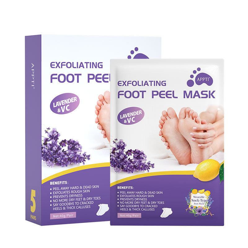 Lavender Vc Exfoliating Foot Mask Foot Care