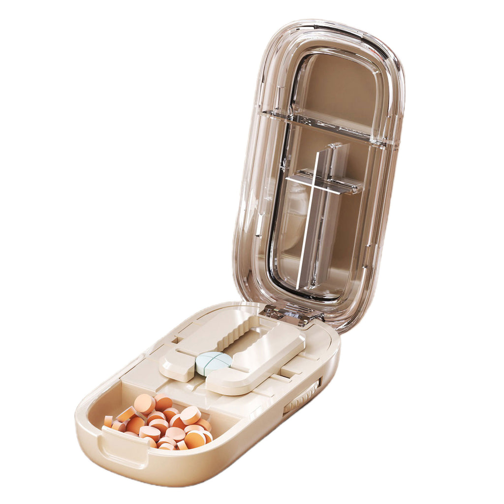 Portable Medicine Cutter Organizer