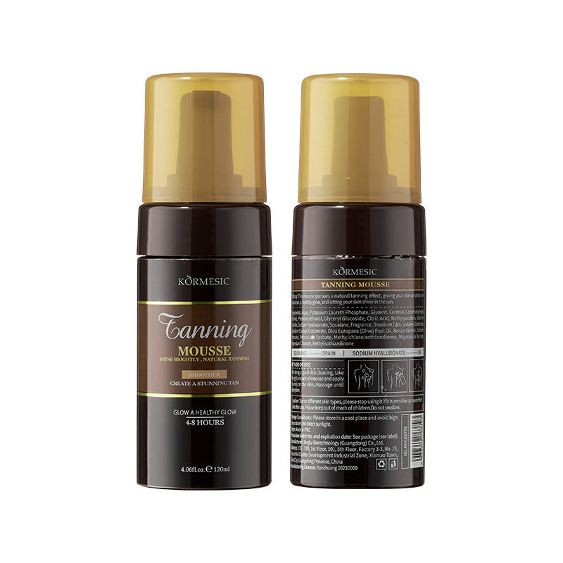 Hydrating and Moisturizing Tanning Mousse