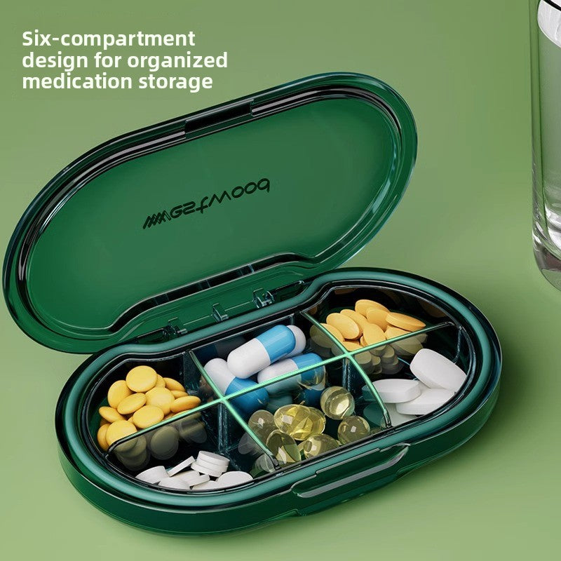 Portable medication organizer