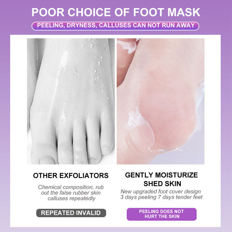Lavender Vc Exfoliating Foot Mask Foot Care