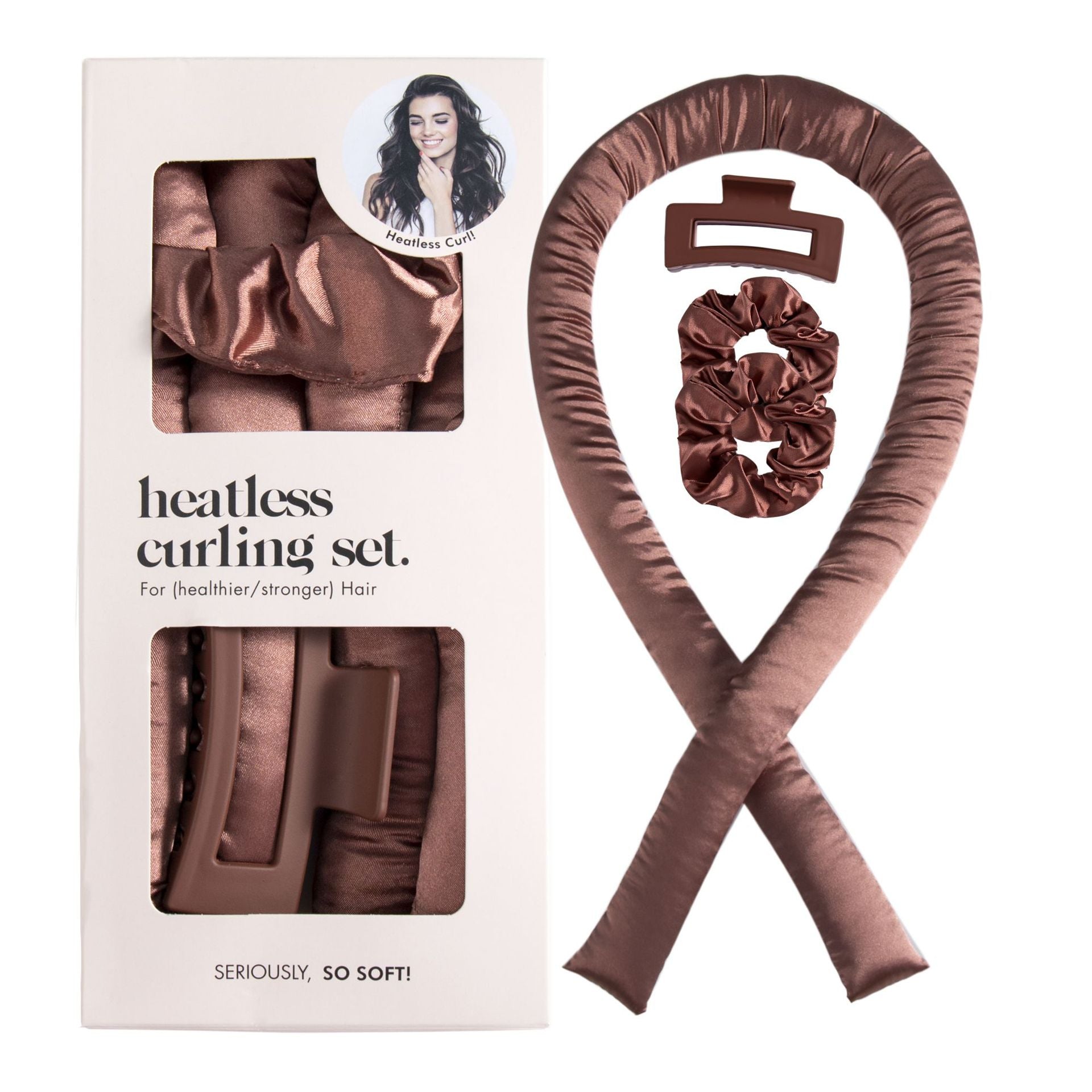 Heatless Hair Curling Set with Clips