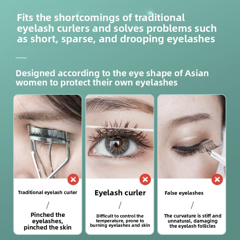 Electric Eyelash Curler with Three Temperature Settings