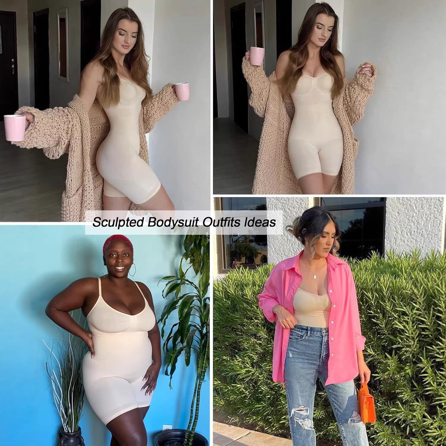 Seamless Tummy Control Shapewear Bodysuit
