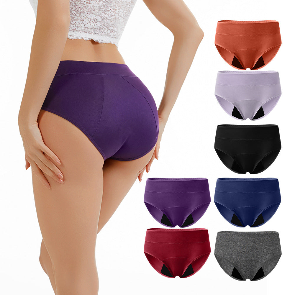 Absorbent Mid-Waist Menstrual Panties for Women
