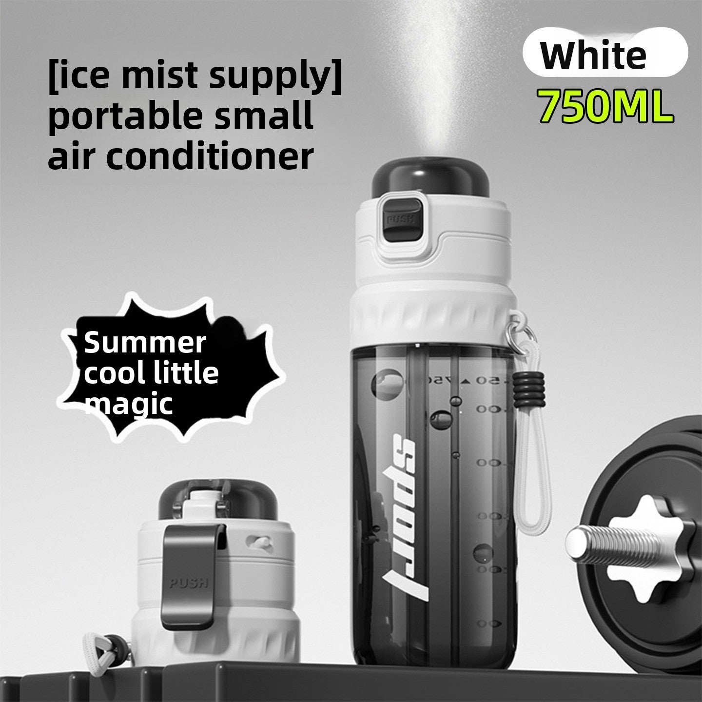 Stainless Steel Thermal Spray Water Bottle