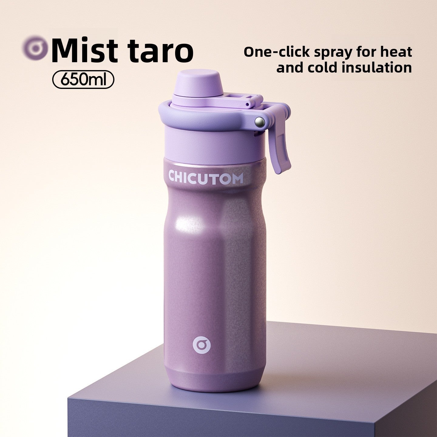 Stainless Steel Thermal Spray Water Bottle