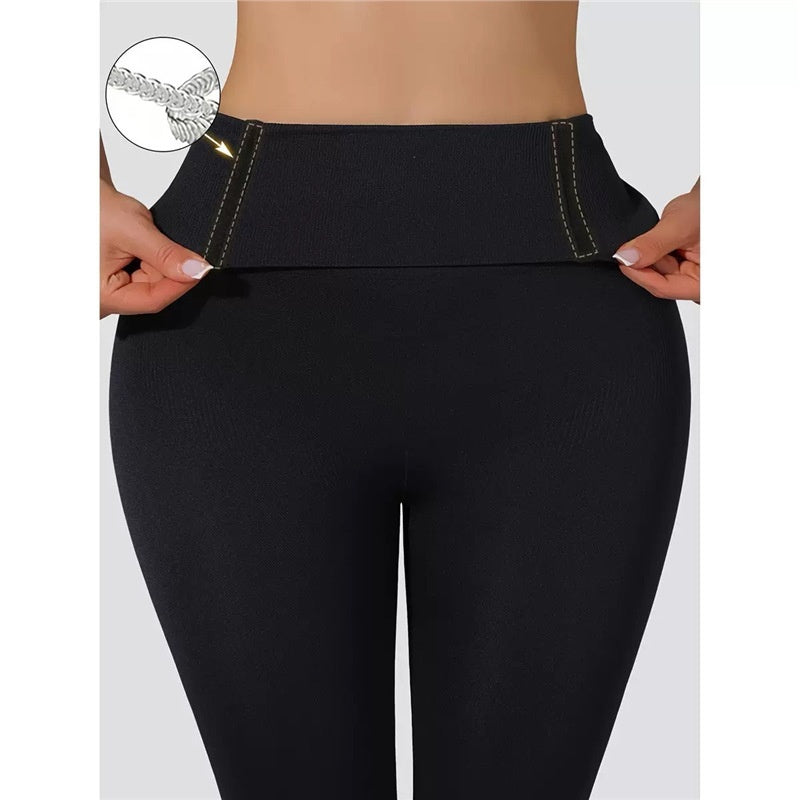 High-waisted tummy-control pants