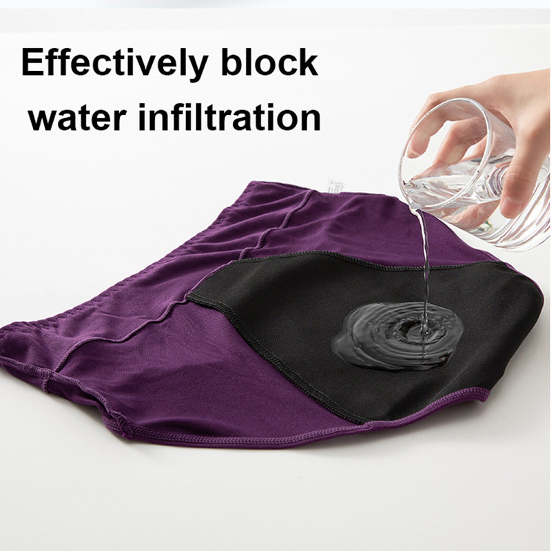 Absorbent Mid-Waist Menstrual Panties for Women