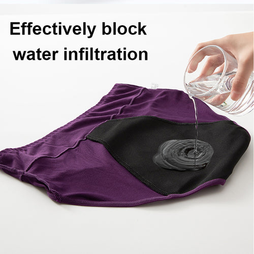 Absorbent Mid-Waist Menstrual Panties for Women
