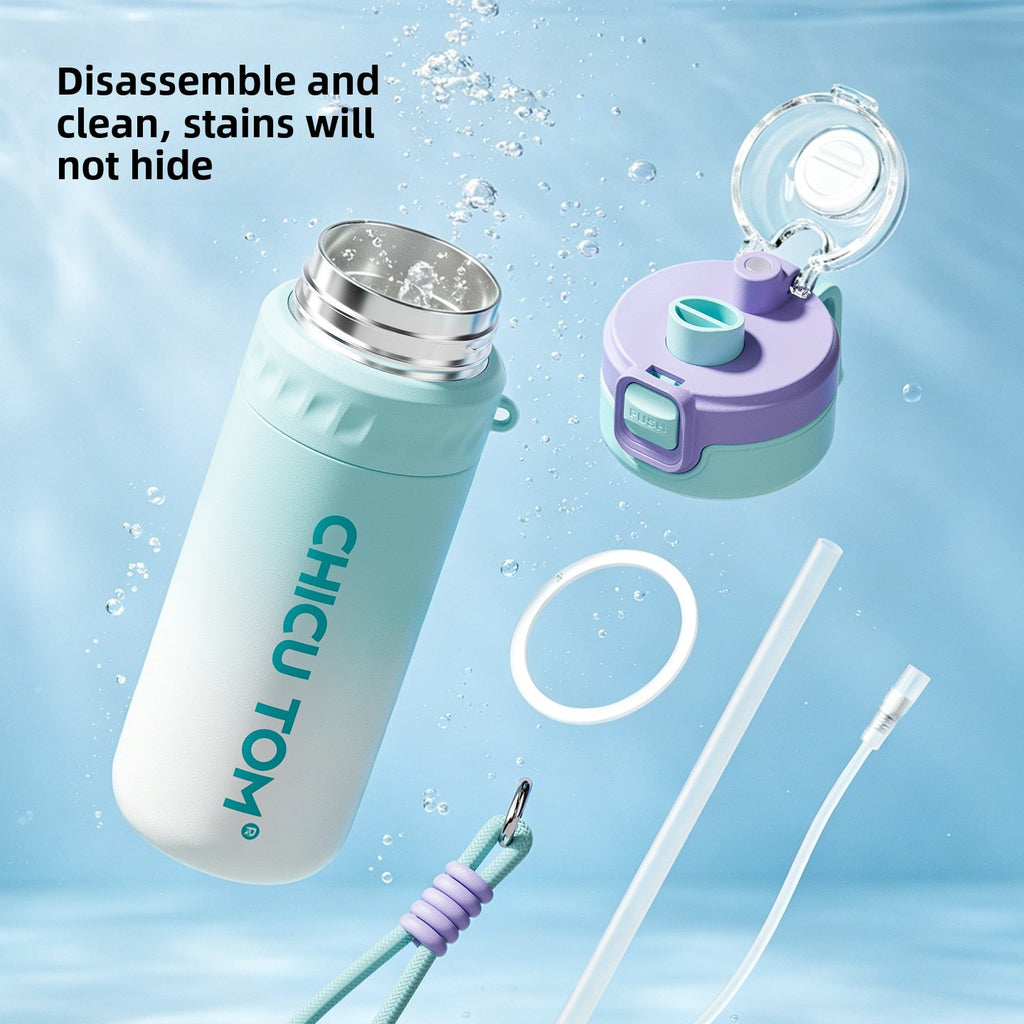Stainless Steel Thermal Spray Water Bottle