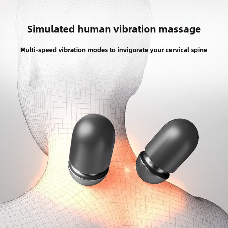 Cervical Massage Heating Pillow with Adjustable Support
