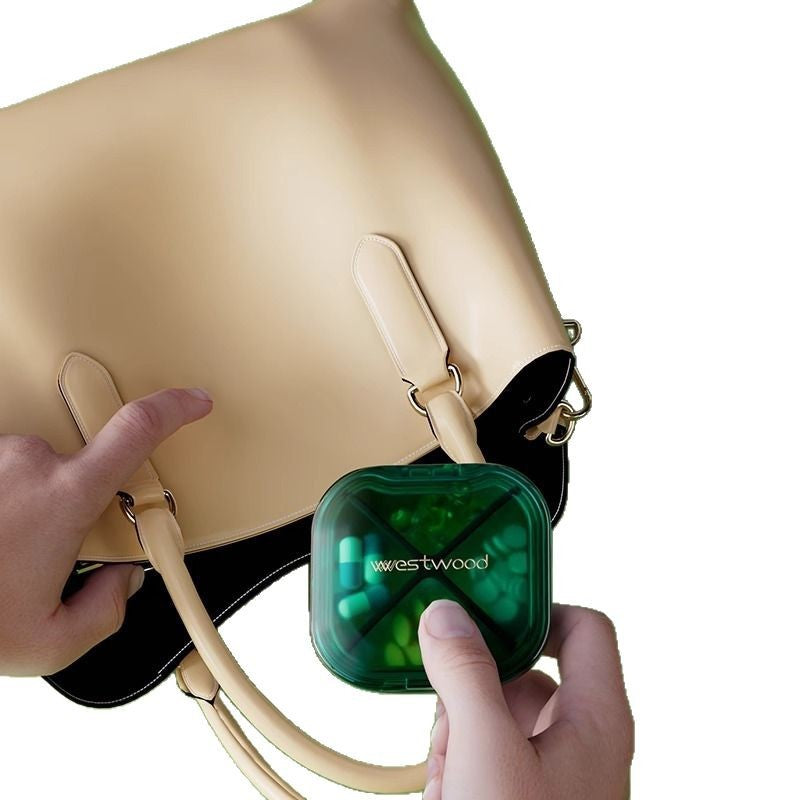 Portable medication organizer