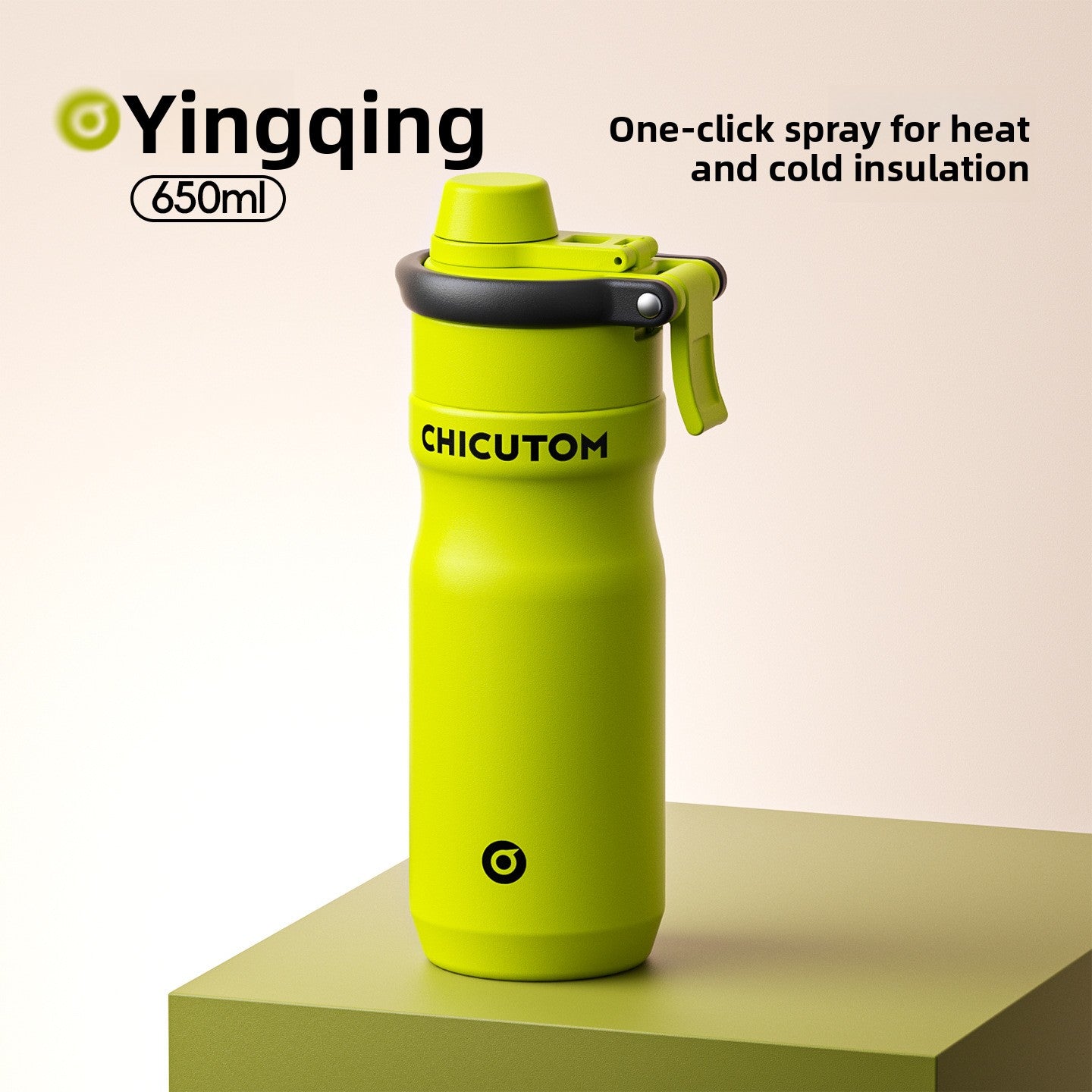 Stainless Steel Thermal Spray Water Bottle