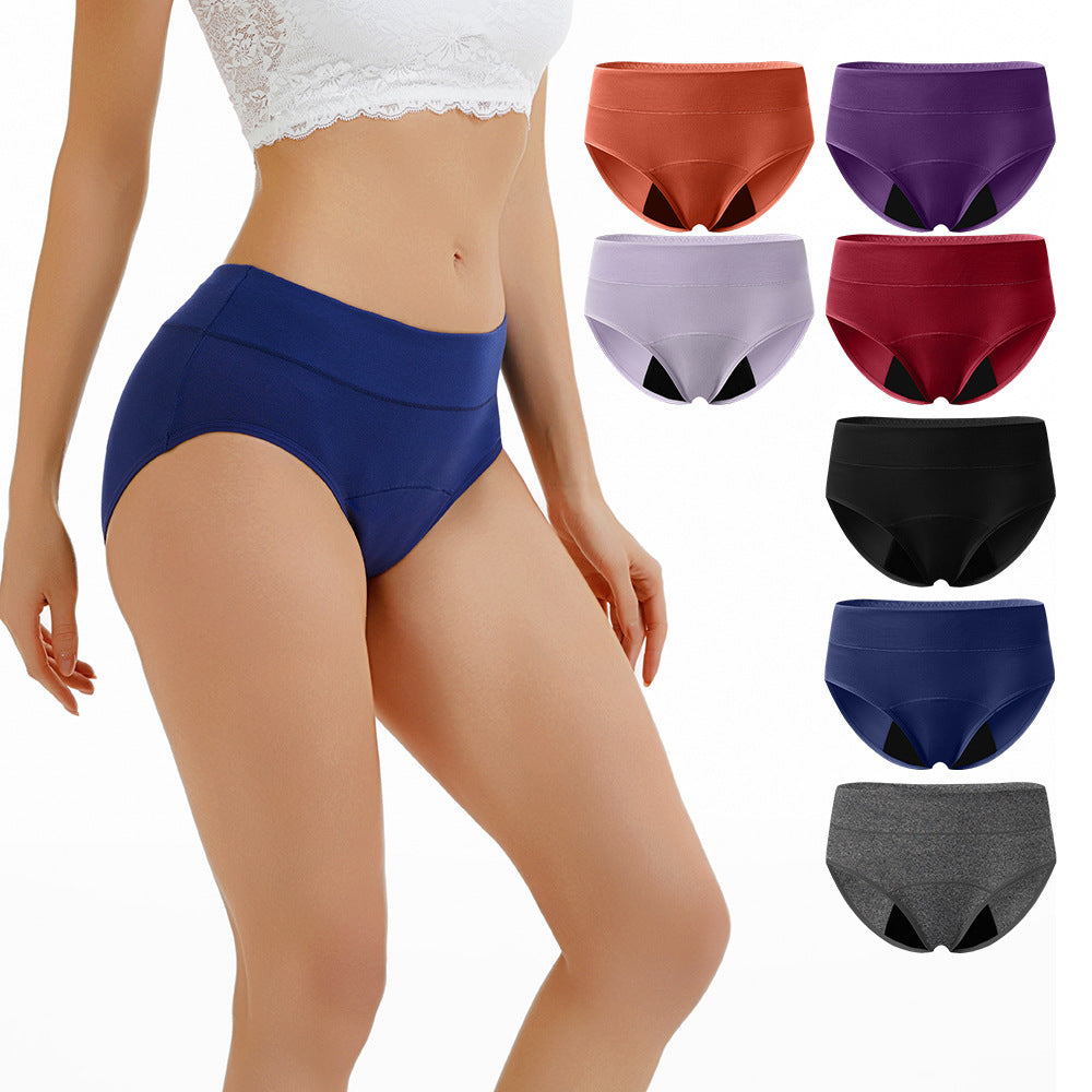 Absorbent Mid-Waist Menstrual Panties for Women