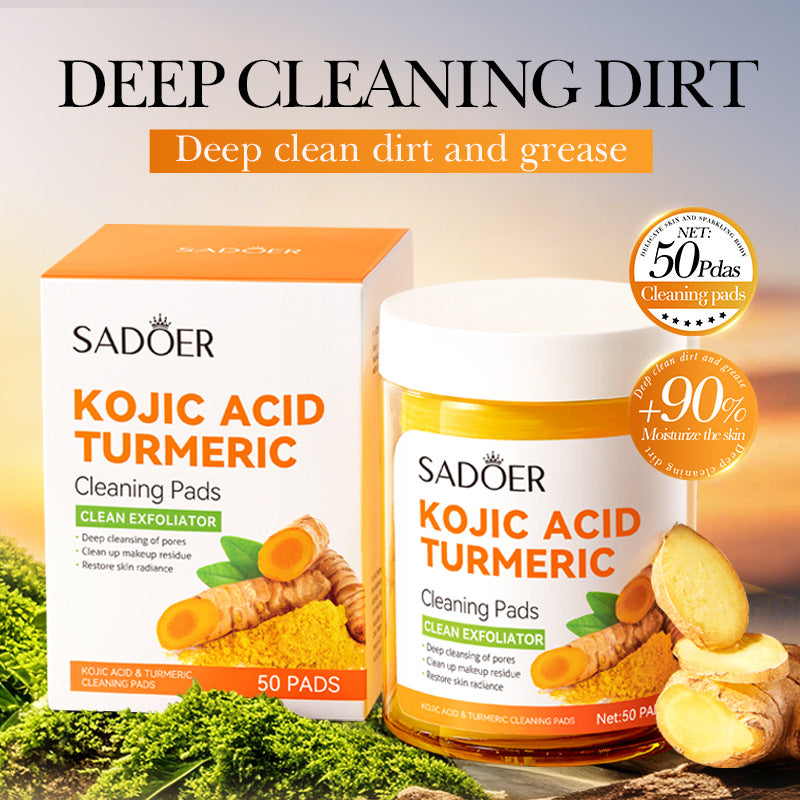 Sadoer Kojic Acid Turmeric Cleansing Pads