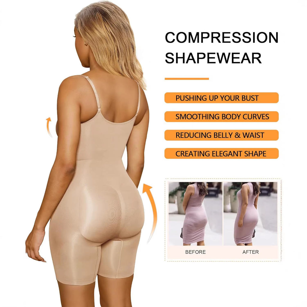 Seamless Tummy Control Shapewear Bodysuit