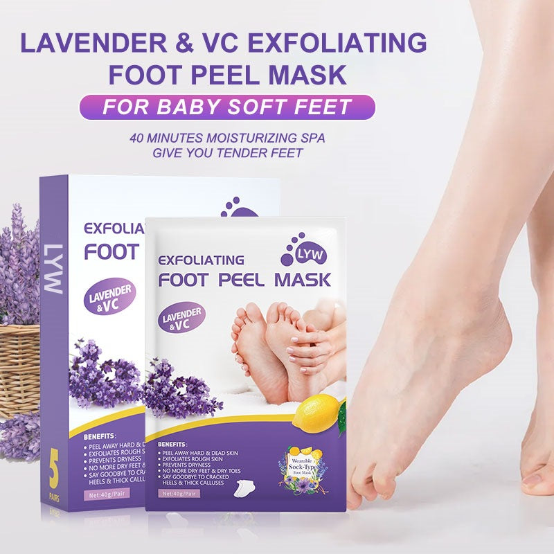 Lavender Vc Exfoliating Foot Mask Foot Care