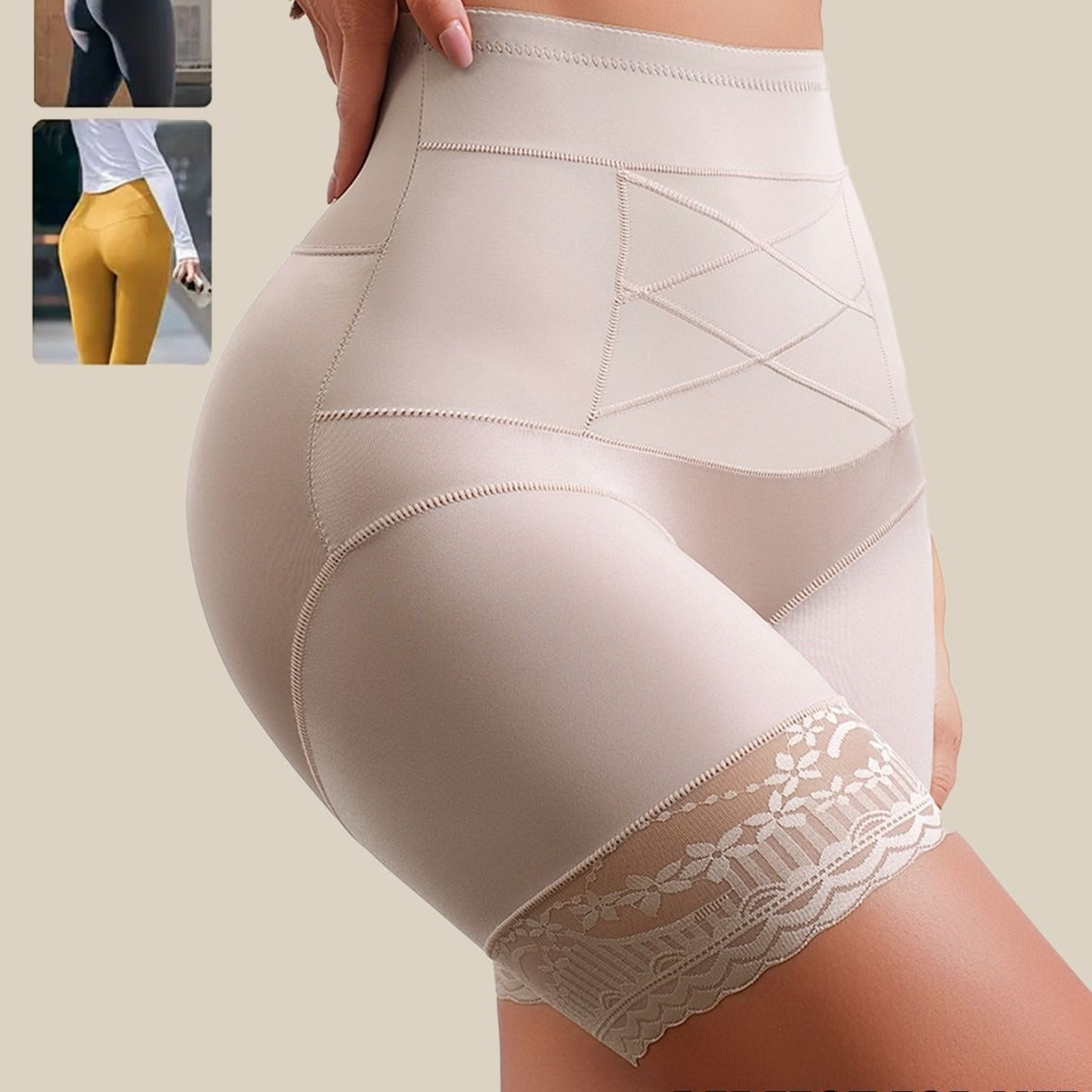 High-Waisted Tummy Control Butt-Lifting Shapewear Pants