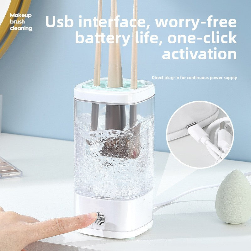 Electric Makeup Brush Cleaner Automatic Beauty Sponge Cleaning Machine