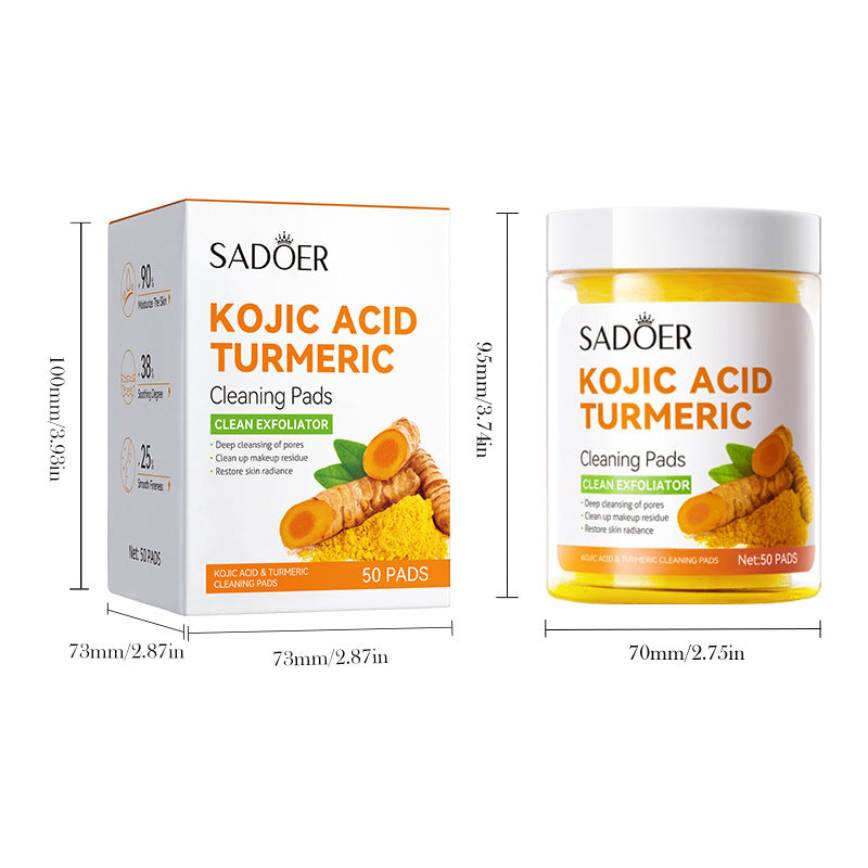 Sadoer Kojic Acid Turmeric Cleansing Pads