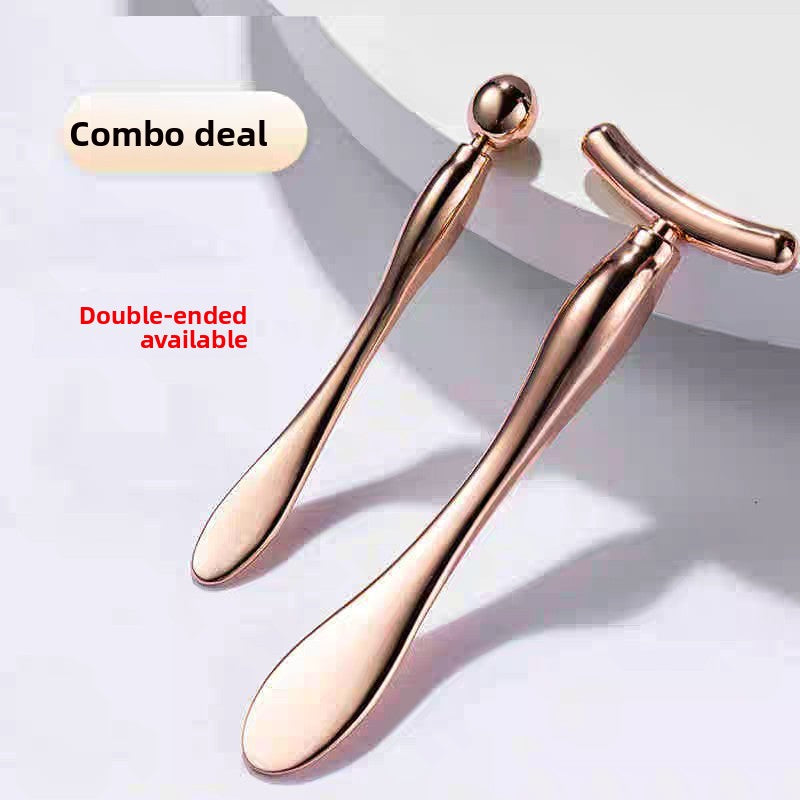 Facial massage beauty cream applicator roller