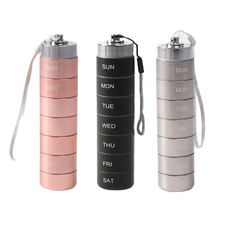 Waterproof Aluminum Alloy Medicine Organizer
