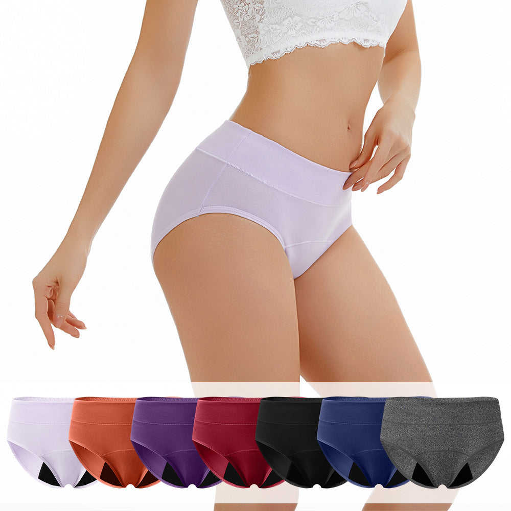Absorbent Mid-Waist Menstrual Panties for Women