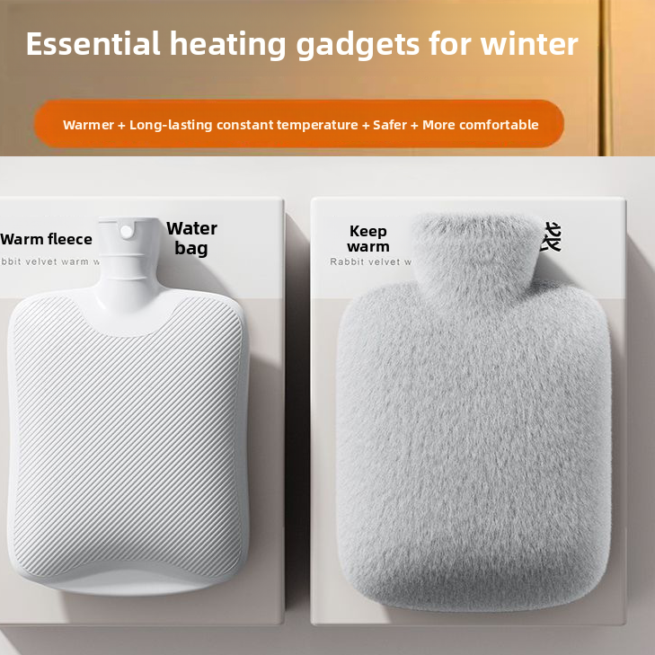 Thickened Explosion-Proof Hot Water Bottle with Fabric Cover
