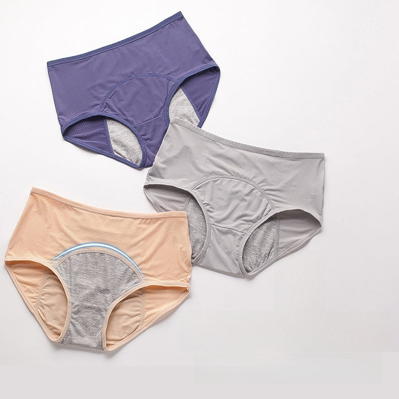 Leak Proof Women Period Underwear Cotton Crotch Sanitary Pants